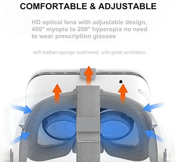 Cyphon VR Pro Plus Virtual Reality Headset with Headphones And Controller For Mobile