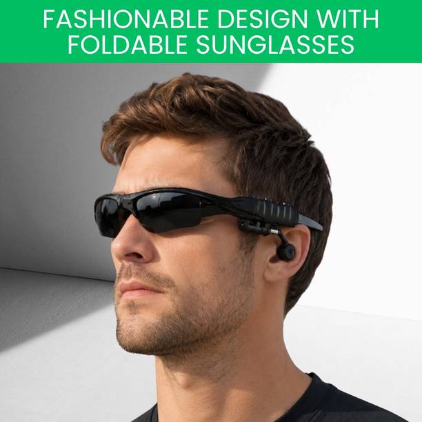 FRONY Wireless Sunglasses with Bluetooth Headset and Stereo Sound for Men & WomenWP97