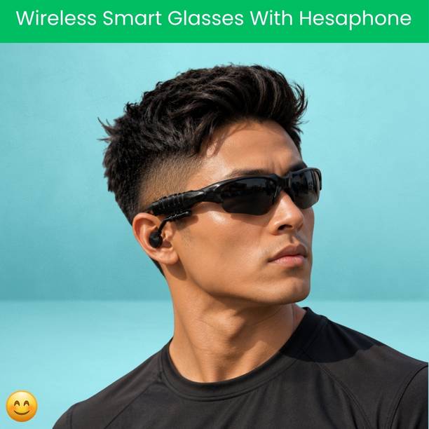 FRONY Bluetooth Wireless Sunglasses with Built-in Speakers & Music Support VD6