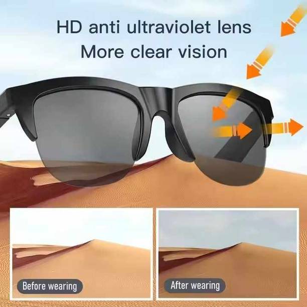 FAVSTORE F06 Wireless Bluetooth Sunglass Fashion Anti Blue Light Smart Glass Dual Speaker