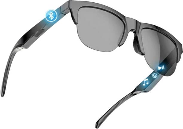 ZEPAD F06 Smart Sunglasses with Bluetooth Calling and Music Black UV Filtered Lenses