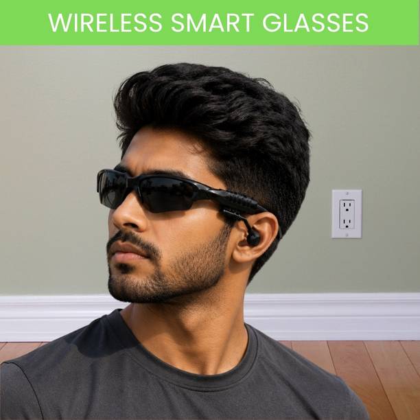 FRONY Bluetooth Smart Sunglasses With Wireless Earphones, Built-in Mic & GlassesVT11
