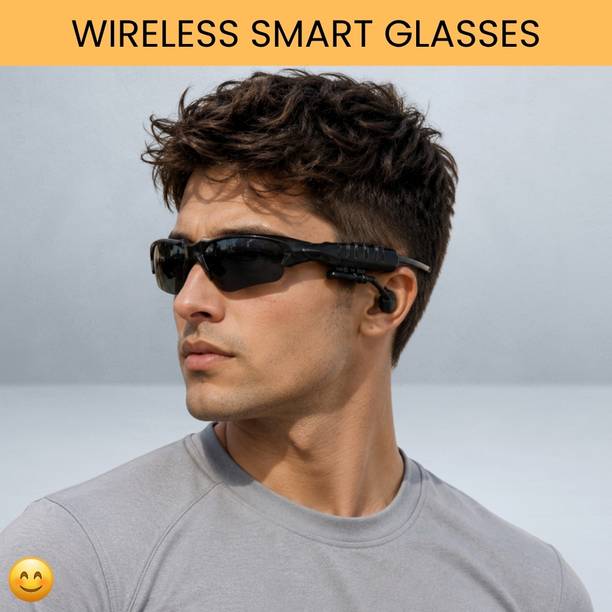 FRONY Bluetooth Wireless Sunglasses with Built-in Speakers & Music Support VF195