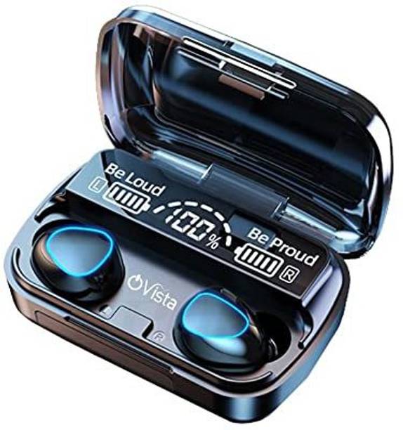 wishmechstore M10 TWS 5.1 Wireless Sports Bluetooth Headset with Emergency Power Bank Feature Smart Headphones