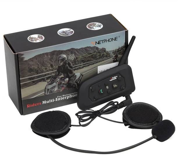 AMIRIDE AMD_VNETPHONE V6 Bluetooth Helmet Intercom for 6 Riders Smart Headphones