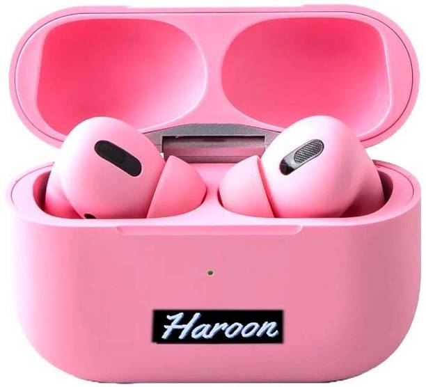 HAROON i12 Pro 100% Original Bluetooth Earbuds (Pink) Smart Headphones