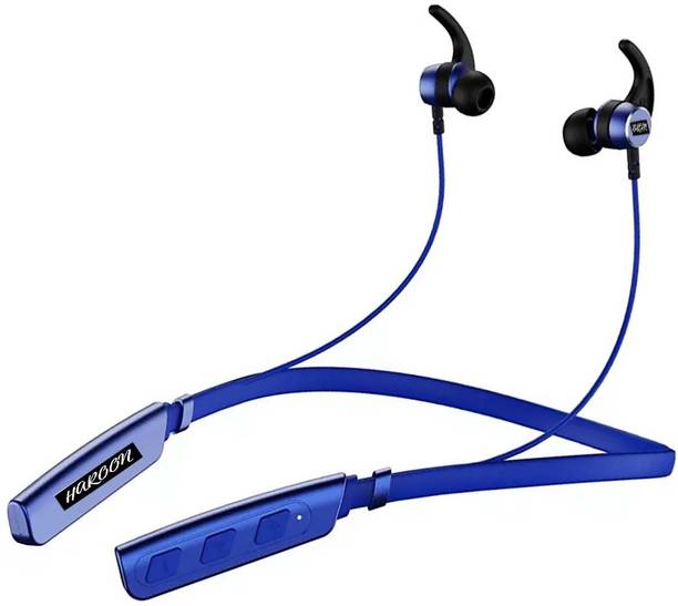 HAROON Rockerz 235v2 with 20 Hours Battery Bluetooth Headset (Blue, In the Ear) Smart Headphones