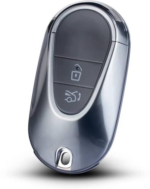 JVCV Soft TPU Transparent Cover 3 Button Smart Key Smart Key