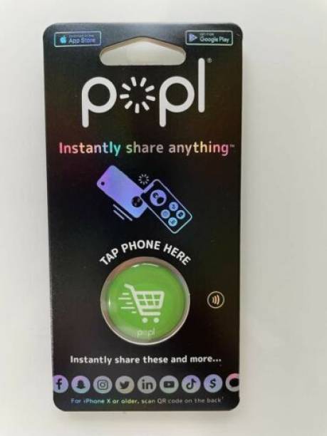 PQPL POPL Digital Business Card for Back of Phone Smart Key