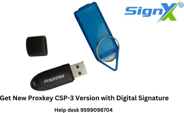 SignX Digital Signature Certificate use for class-3 signing 2 years for ITR GST I MCA Smart Key