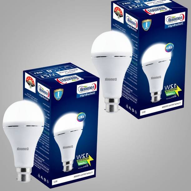 Cromonik Pack of 2-Emergency LED Bulb Smart Bulb