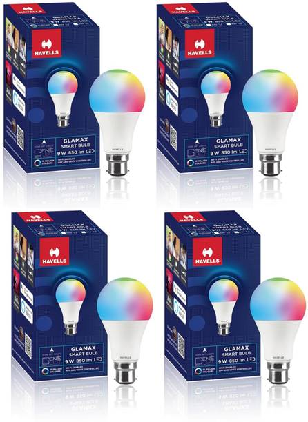 HAVELLS 9w Glamax Color B22 Smart Bulb