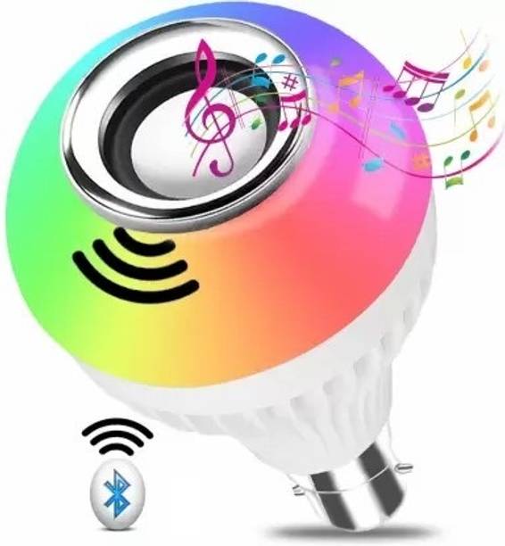 ShopCircuit Bluetooth Music LED Light Bulb Colourful Built-in Audio Speaker Music Player Smart Bulb