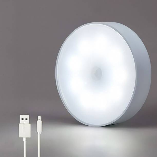 Bright IQ LED Bulb 3W Rechargeable Wireless Wall Lamp, Wardrobe Light (Cool White) Motion Sensor Light