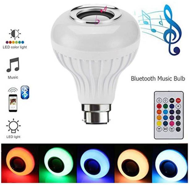 GUGGU ANJ_322_Led Wireless Light Bulb Speaker Base Color Changing With Remote Control Smart Bulb