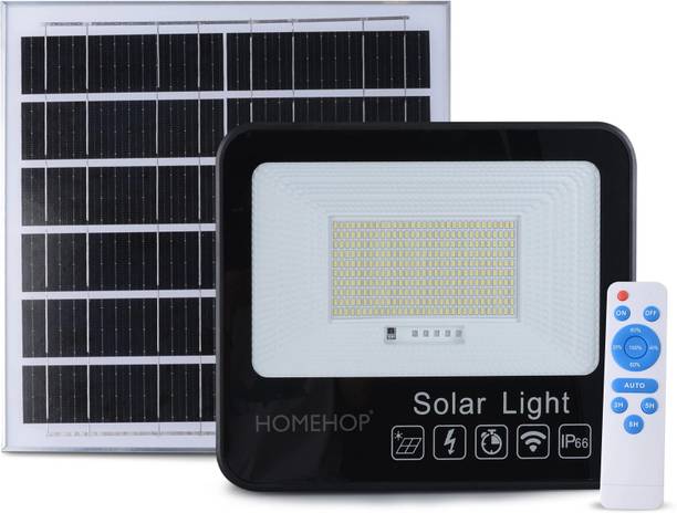 Homehop Solar 120W Outdoor LED Wall Flood Lights Waterproof Lamp for Home,Garden Smart Bulb