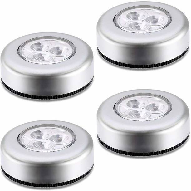 TOPHAVEN Round Shaped LED Battery-Powered Wireless Night Light Stick Tap Torch Lamp Ceiling Lamp