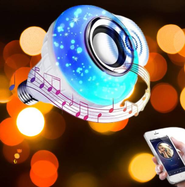 YAROH Blub Speaker F32 Smart LED Music Bulb with Bluetooth Control Smart Bulb