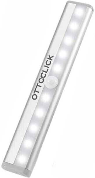 OTTOCLICK Motion Sensor LED Light Stick-On Battery Powered Auto ON/OFF For Wardrobe,Closet Smart Sensor Light