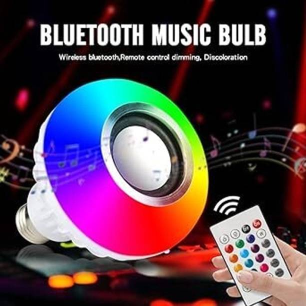 Jeko Wireless Bluetooth RGB LED Music Bulb with Remote Smart Bulb