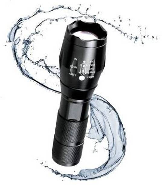 jazam Metal Body Powerful Rechargeable Battery Changeable Zoomable Flashlight Torch Smart Bulb