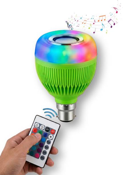 Highglow Bluetooth Music LED Bulb with RGB Color Changing Light & Remote Control | (B22) Smart Bulb
