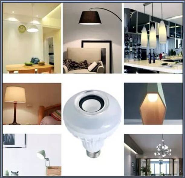Planetoid MUSICAL BULB 7W RBG LED and 3 W Bluetooth Stereo Speaker Home Party Decoration Smart Bulb