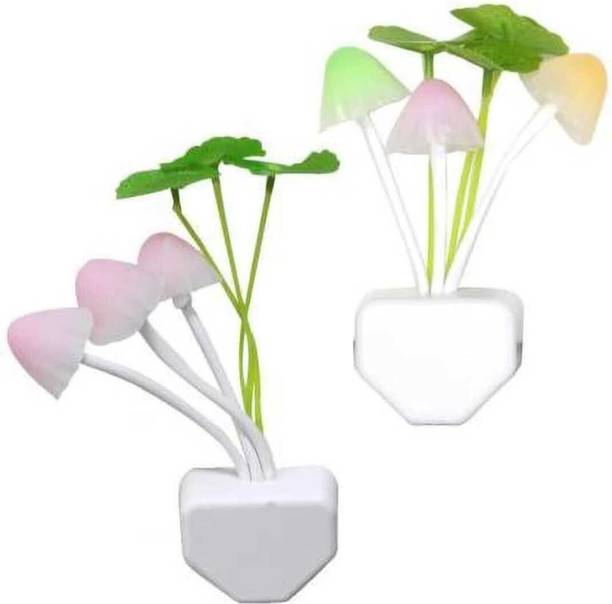 Bronxton mashroom night light multicolor pack of 02 Smart Bulb