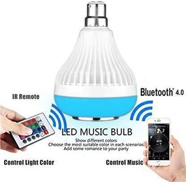 AJ HUB Color Changing LED Bluetooth Enabled Wireless Light Bulb Smart Bulb