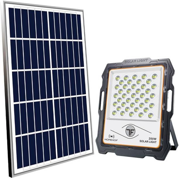 Homehop Solar Flood Light Outdoor Waterproof Automatic LED Wall Lamp for Garden, Home Smart Bulb