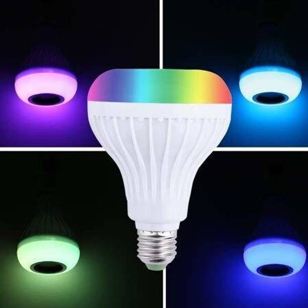 spark world Multi Colors Bluetooth Bulb Speaker, Long Battery Smart Bulb