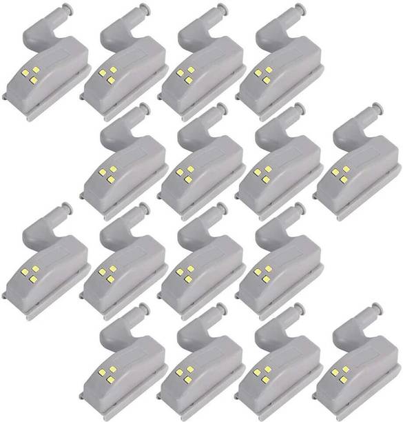 DawnRays Pack of 16 Cabinet Led Hinge Light Smart Sensor Light for Cupboard Wardrobe Smart Bulb