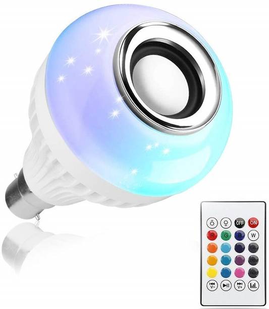 ZOLLYZZ Wireless Smart Bluetooth Music Bulb With Remote And Color Changing Feature-23 Smart Bulb