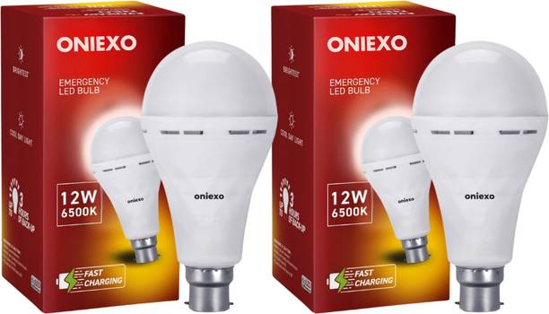 ONIEXO Charging Emergency Light Bulb with 2600mAh Battery for Home, Tent, Camp, etc Smart Bulb
