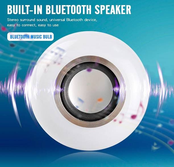 ZOLLYZZ Wireless Smart Bluetooth Music Bulb With Remote And Color Changing Feature-33 Smart Bulb