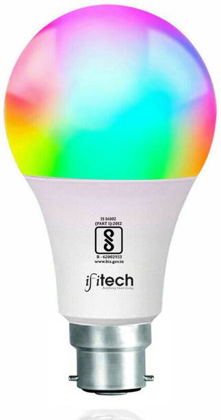 IFITech 9W WiFi Smart LED Bulb | App Control | Multi Colour (RGB) | Amazon Alexa Smart Bulb