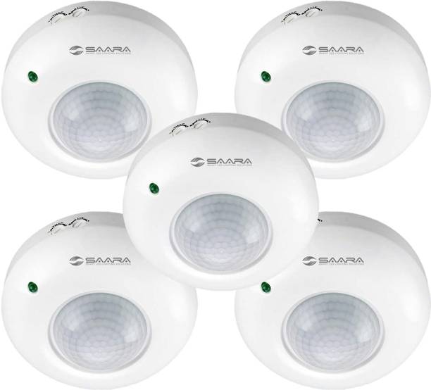 Servotech PIR 360 Degree Motion Sensor Switch For Lighting Pack of 5 Motion Sensor Light