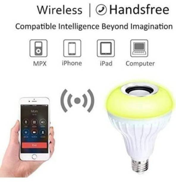 GUGGU ANJ_329_Led Wireless Light Bulb Speaker Base Color Changing With Remote Control Smart Bulb