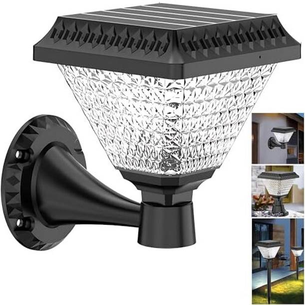 GIGAWATTS LED Solar Gate Pillar Lamp 10W High Brightness 1200mAh Battery Smart Bulb