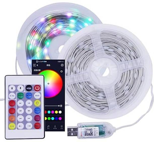 ArcKG ™ RGB Smart Fairy Strip String Smart Waterproof USB Lights Mobile Control Music Light Strip