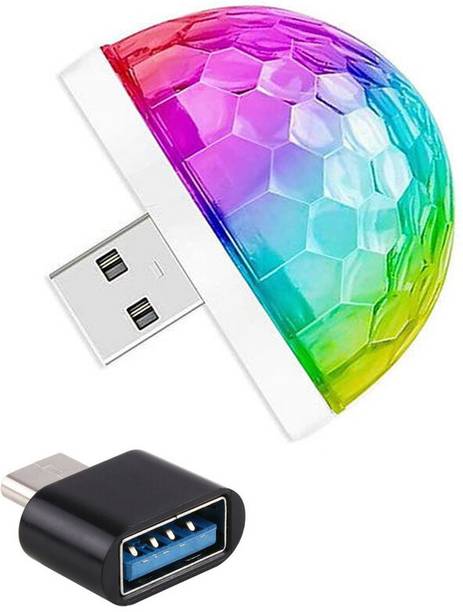 ETH USB Operated Disco Projection Light Night Light With Type C OTG Adapter Smart Bulb