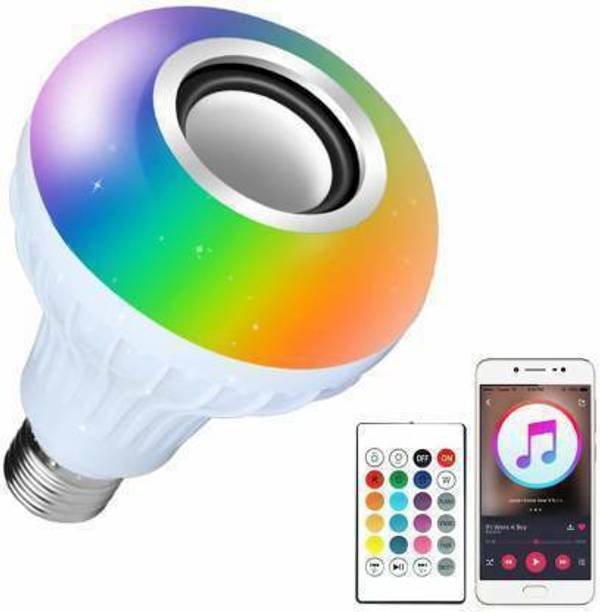 DreamWorks Color Changing LED Light Music Bulb with Bluetooth Speaker & Remote Smart Bulb Smart Bulb Smart Bulb