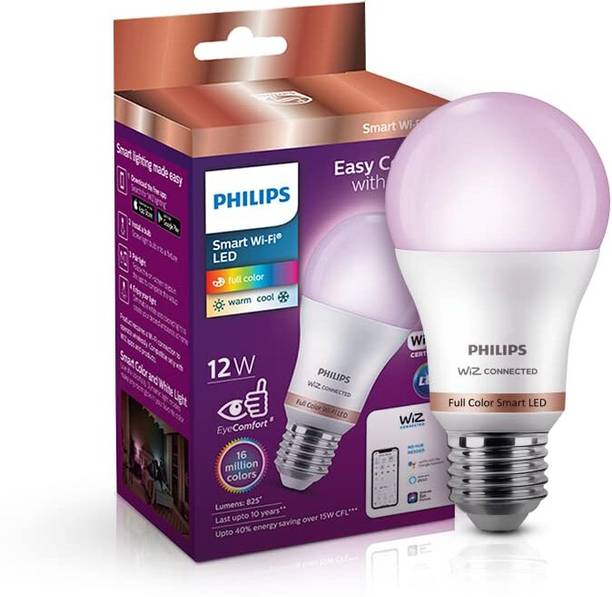 PHILIPS Smart Wi-Fi 12W LED Bulb E27 Pro Smart Bulb