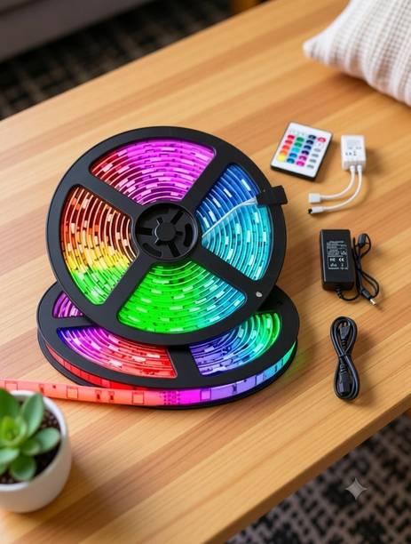 ELORA Led RGB Strip Waterproof Light with Remote Control for Decoration (Multi-Color) Light Strip
