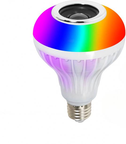 WBD Bluetooth Music Bulb | LED RGB Light with Built-in Speaker & Remote Operated Smart Bulb