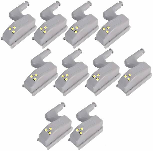 AMG Music Hinge LED Light Mini Super Light With Battery for Cupboard Wardrobe Cabinet10QTY Smart Bulb