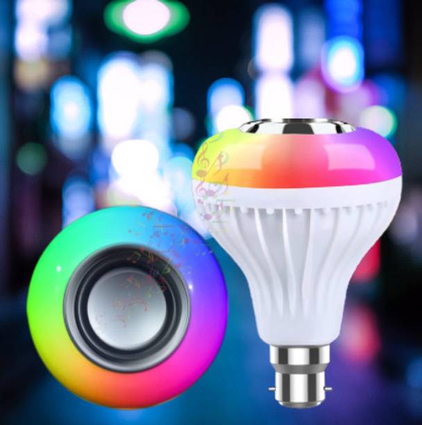 FRONY Blub Speaker P76 Smart LED Music Bulb with Bluetooth Control Smart Bulb