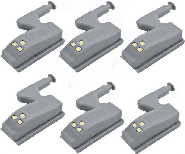 amg digital Pack of 6 Cabinet Hinge Led Sensor Lights for Bedroom Cupboard Closet Wardrobe Smart Bulb