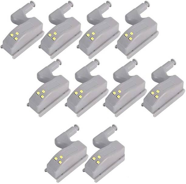DawnRays Pack of 10 Cabinet Led Hinge Light Smart Sensor Light for Cupboard Wardrobe Smart Bulb