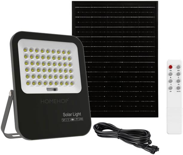 Homehop Solar 300W LED Flood Light Outdoor Waterproof Wall Porch Lamp for Home Garden Smart Bulb